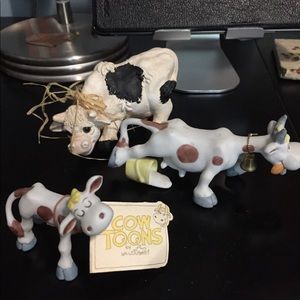 Collectible cows, all 3 for the price.